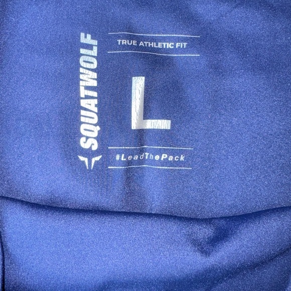 Squat Wolf navy blue waisted leggings - Picture 6 of 7